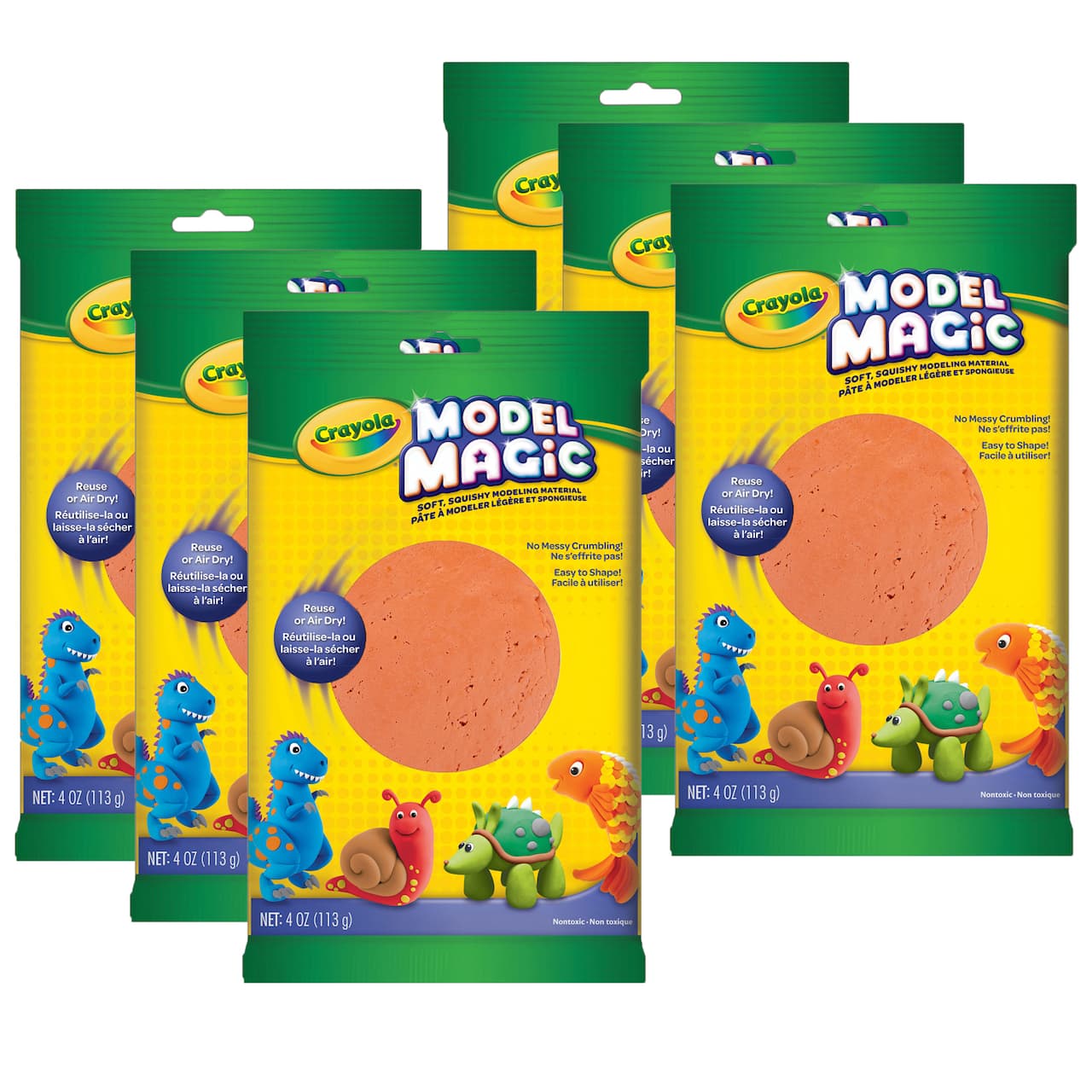 Crayola® Model Magic® 4oz. Terra Cotta Modeling Compound, 6ct.